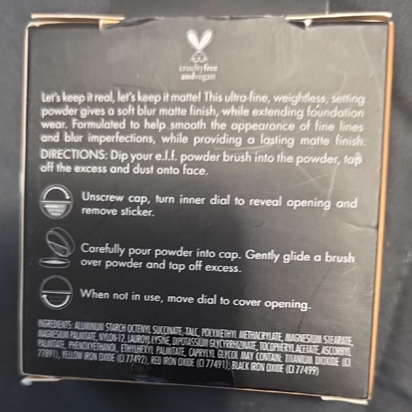 E.L.F. Matte Setting Powder - Tan - Picture 4 of 5